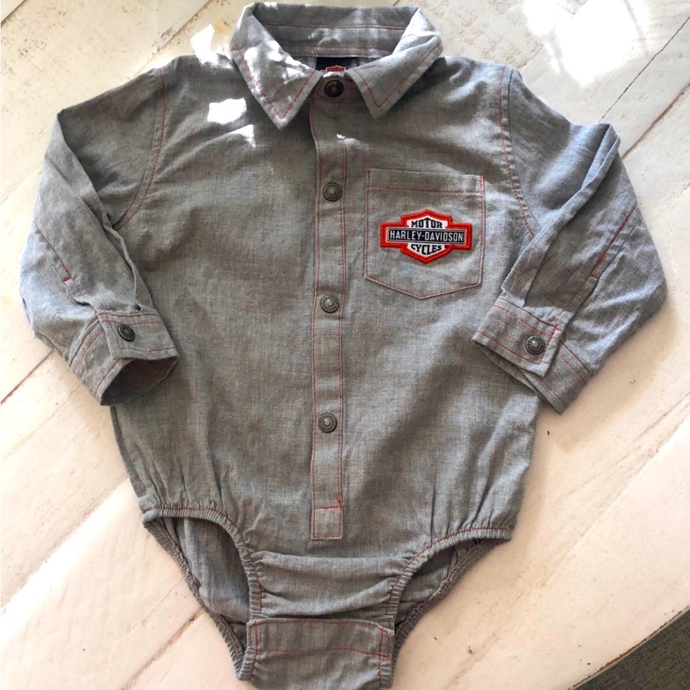 Harley Davidson Baby Button down